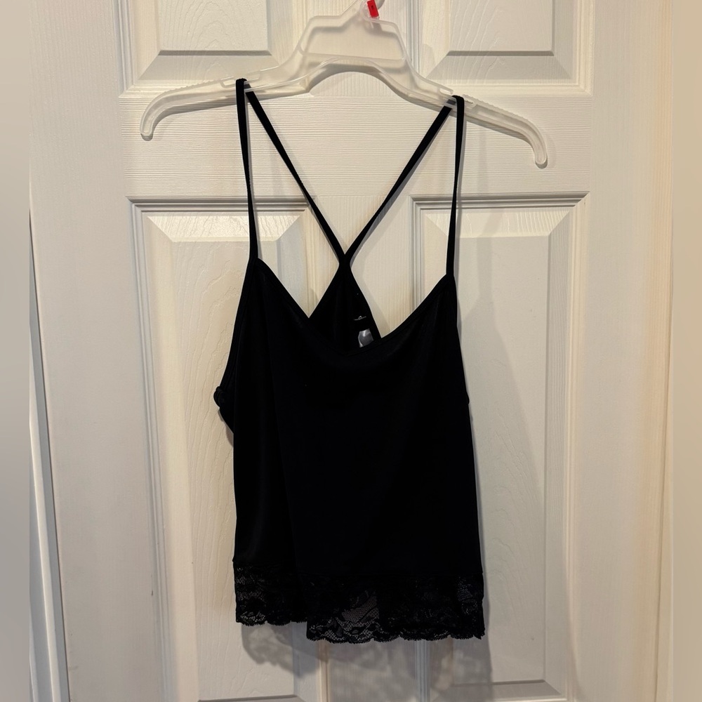 Divided by H&M Black Lace Trim Camisole